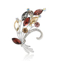 Alloy Rhinestone Bouquet Brooch Pin For Dresses And Suits – As Shown view 5