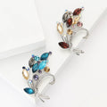 Alloy Rhinestone Bouquet Brooch Pin For Dresses And Suits – As Shown view 1