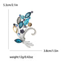 Alloy Rhinestone Bouquet Brooch Pin For Dresses And Suits – As Shown view 6