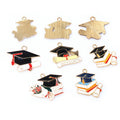 Graduation Cap Enamel Charm Pendant, DIY Earrings Necklace Jewelry Making Accessories view 3