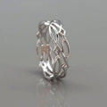 Simple Metal Wrap Hollow Woven Index Finger Ring European Style Fashion Jewelry view 5