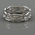 Simple Metal Wrap Hollow Woven Index Finger Ring European Style Fashion Jewelry view 1