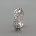 Simple Metal Wrap Hollow Woven Index Finger Ring European Style Fashion Jewelry view 2