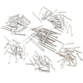 Stainless Steel Round Bar Connectors With Double Holes For DIY Hair Stick Earrings view 5