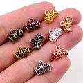 12x9mm Alloy Three Way Spacer Connector Basket Charm For DIY Bracelet Necklace Jewelry 1g view 4