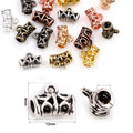 12x9mm Alloy Three Way Spacer Connector Basket Charm For DIY Bracelet Necklace Jewelry 1g view 3