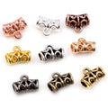 12x9mm Alloy Three Way Spacer Connector Basket Charm For DIY Bracelet Necklace Jewelry 1g view 2