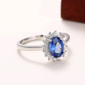European Style Oval Statement Ring, Royal Elegant Daily Fashion Women's Finger Jewelry view 5