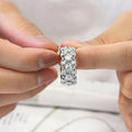 New Chinese Style Vintage Hollow Woven Ring, Italian Palace Style Women's Finger Jewelry view 2