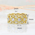New Chinese Style Vintage Hollow Woven Ring, Italian Palace Style Women's Finger Jewelry view 4