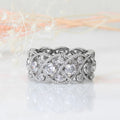 New Chinese Style Vintage Hollow Woven Ring, Italian Palace Style Women's Finger Jewelry view 1