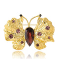Alloy Rhinestone Butterfly Brooch Pin For Suits And Coats view 4