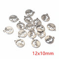 Gold Zinc Alloy Charm Pendant No.054180 for DIY Necklace Bracelet Jewelry Making view 3