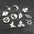 Gold Zinc Alloy Charm Pendant No.054180 for DIY Necklace Bracelet Jewelry Making view 2