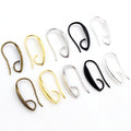 10pcs/Pack Assorted Copper Plated Earring Hooks For DIY Earrings Jewelry Making Accessories, 10g view 4