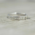 Minimalist Starry Pave Rhinestone Ring, Korean Japanese Style Everyday Jewelry view 4