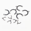 50pcs Stainless Steel Double Arch Bridge Three-Hole Connector Links For DIY Earrings Bracelets Necklaces view 4