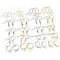 30-100pcs Stainless Steel Ear Hooks For DIY Earrings Handmade Jewelry Making Findings view 1