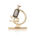 Alloy Rhinestone Microscope Brooch For Creative Medical Clothing Decoration view 5