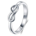 Creative Figure Eight Metal Ring For Women European Minimalist Fashion Jewelry Supply view 1