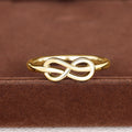 Creative Figure Eight Metal Ring For Women European Minimalist Fashion Jewelry Supply view 5