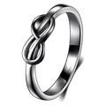 Creative Figure Eight Metal Ring For Women European Minimalist Fashion Jewelry Supply view 7