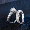 European American Geometric Women's Couple Ring Set Classic Fashion Jewelry Direct Supply view 5