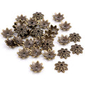 50pcs Pack Alloy Bead Caps Flower Spacers DIY Beaded Bracelet Necklace Jewelry Accessories 10g view 4