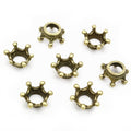 14.5x6mm Alloy Crown Spacer Beads For DIY Beaded Bracelet Necklace Jewelry Making view 4