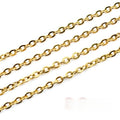 Gold Plated Stainless Steel Chains In Multiple Styles For DIY Bracelets Necklaces view 3