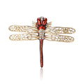 Alloy Enamel Dragonfly Brooch Pin For Women's Suits And Coats view 5