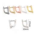 Electroplated Pure Copper Ear Hooks For DIY Earrings Handmade Jewelry Accessory Materials view 4