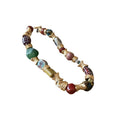 Ethnic Style Ceramic Flower Geometric Round Statement Collarbone Necklace For Women view 5