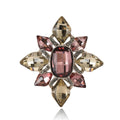 Alloy Rhinestone Baroque Brooch Vintage Elegant Women Clothing Pin view 5
