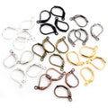 30-50Pcs Copper Plated Ear Hooks DIY Earring Findings Jewelry Making Accessories Earrings view 2