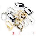 30-50Pcs Copper Plated Ear Hooks DIY Earring Findings Jewelry Making Accessories Earrings view 3