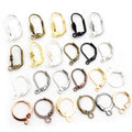 30-50Pcs Copper Plated Ear Hooks DIY Earring Findings Jewelry Making Accessories Earrings view 1