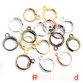 30-50Pcs Copper Plated Ear Hooks DIY Earring Findings Jewelry Making Accessories Earrings view 4