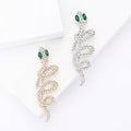 Alloy Rhinestone Snake Brooch For Men's And Women's Suits view 1