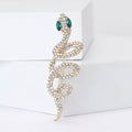 Alloy Rhinestone Snake Brooch For Men's And Women's Suits view 2