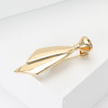 Alloy Necktie Shape Brooch Pin For Women Suits And Coats view 3