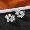 Luxury Irregular Geometric Stud Earrings For Women Sweet Cool Light Luxury Jewelry view 3