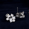 Luxury Irregular Geometric Stud Earrings For Women Sweet Cool Light Luxury Jewelry view 2