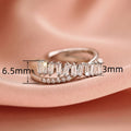 Fashion Minimalist Adjustable Open Index Finger Ring Light Luxury Cool Style Jewelry view 4
