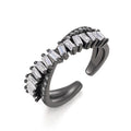 Fashion Minimalist Adjustable Open Index Finger Ring Light Luxury Cool Style Jewelry view 2