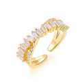 Fashion Minimalist Adjustable Open Index Finger Ring Light Luxury Cool Style Jewelry view 5