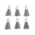 Vintage Electroplated Alloy Tassel Fringe Pendant Charms For DIY Jewelry Accessories view 3