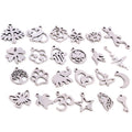 0.3g Gold Zinc Alloy Charm Pendant No.494062 for DIY Necklace Bracelet Jewelry Making view 2