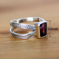 Niche Design Textured Twist Cross Ring High End Fashion Finger Jewelry For Women view 4