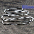 70cm Stainless Steel Ball Chain With Clasp For DIY Necklace Jewelry Making Chain Accessories view 3